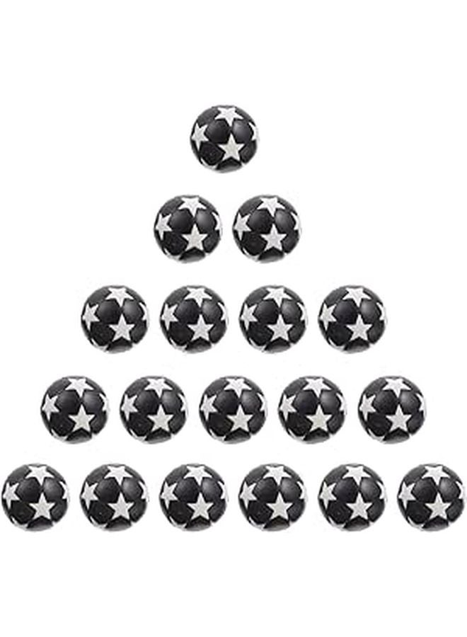 18pcs Bright Color Replacement Soccer Balls For Standard Foosball Table Game Accessories - Image 1