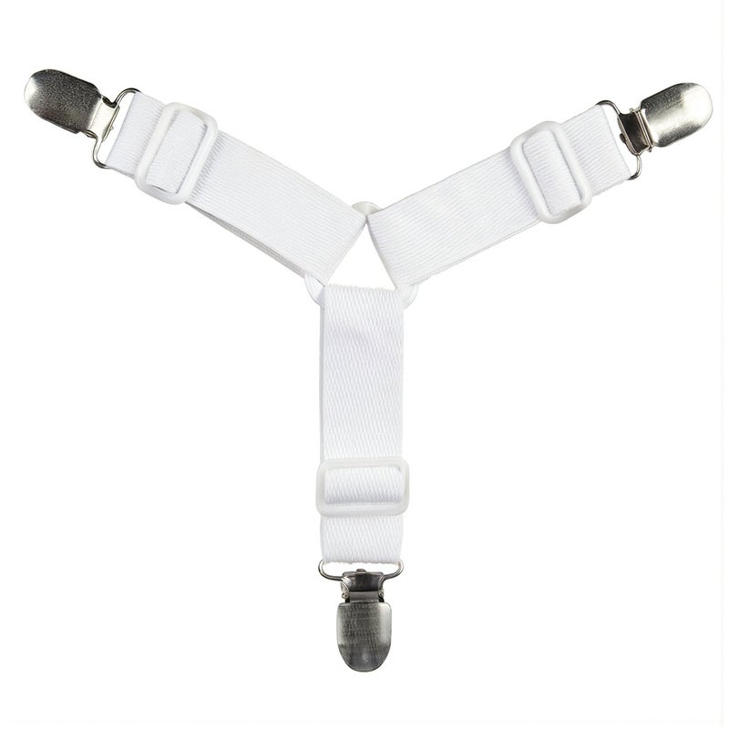 Sheet Straps Adjustable For Indoor Outdoor Use Non Slip All Purpose 4 Pack Black - Image 3