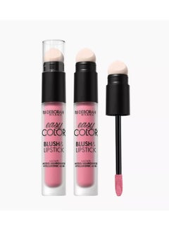 DEBORAH MILANO Deborah Easy Color Blush&Lipstick -02 Cold Rose 