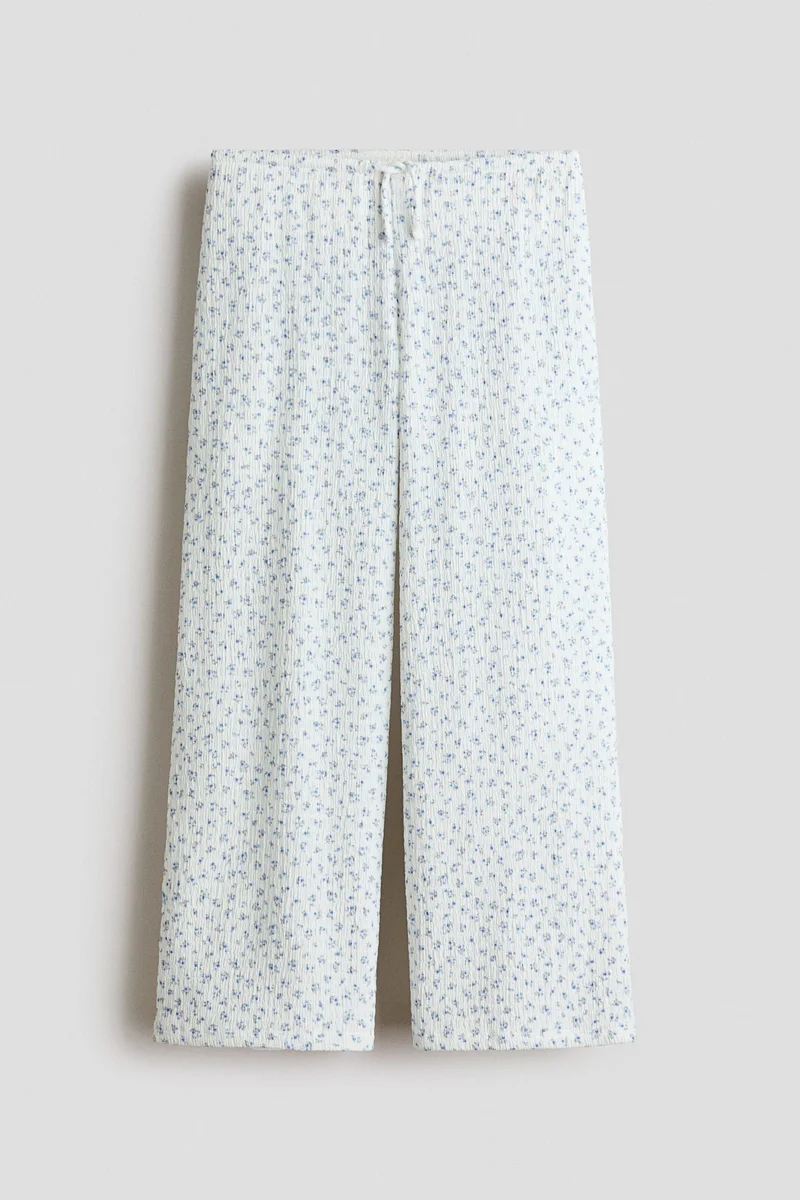 اتش اند ام بنطلون منقوش من الجيرسيه