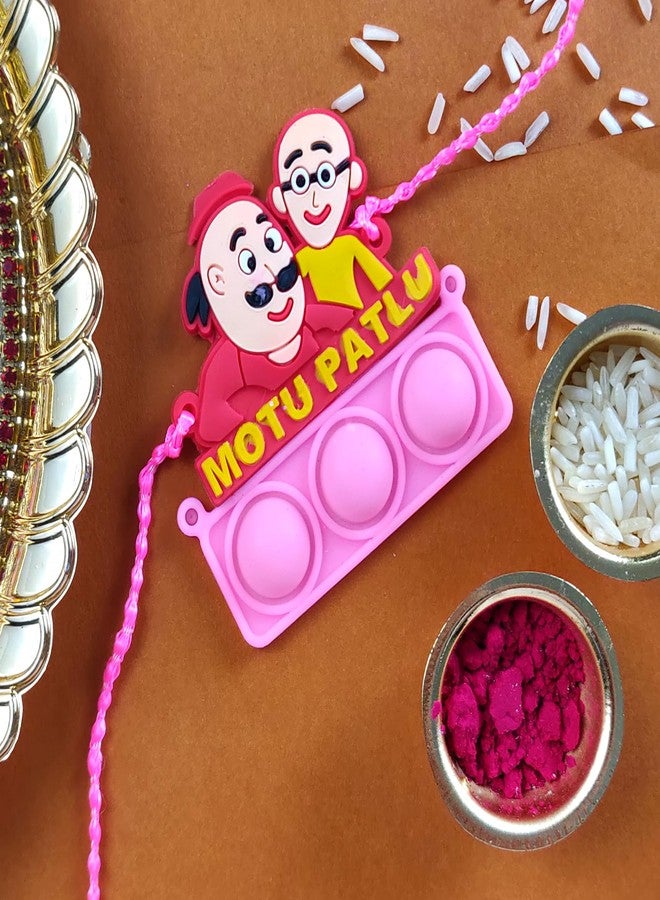 OAFISH Handicraft Storerom presents Kid's Rakhi for Brother on Raksha Bandhan gifting(MOTU PATLU) - Image 3