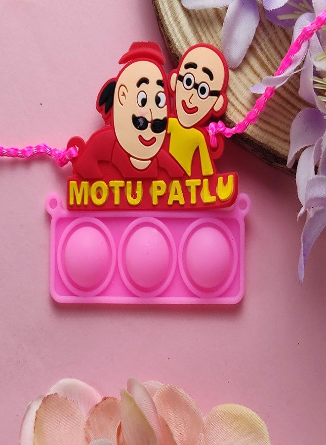 OAFISH Handicraft Storerom presents Kid's Rakhi for Brother on Raksha Bandhan gifting(MOTU PATLU) - Image 4