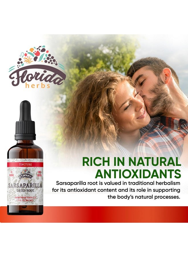 FLORIDA HERBS Sarsaparilla Tincture, Organic Sarsaparilla Extract (Smilax Medica) Dried Root, Non-GMO in Cold-Pressed Organic Vegetable Glycerin 2 oz, 670 mg - Image 2