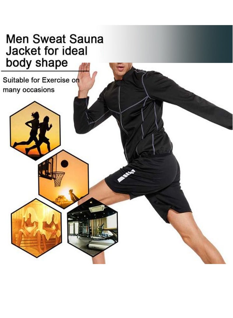 ناكسي فلاي بدلة ساونا للرجال، ملابس رياضية كاملة الجسم لشد الخصر وتشكيله أربعة في واحد، مناسبة للياقة البدنية المنزلية، وارتداء الأزياء اليومية، وفقدان الوزن، وتنعيم الدهون الزائدة، وممارسة الرياضة، والمشي لمسافات طويلة، والجري، وركوب الدراجات، والركض، والرياضة، والملاكمة، والرحلات، والمشي الليلي، والمزيد. - Image 5
