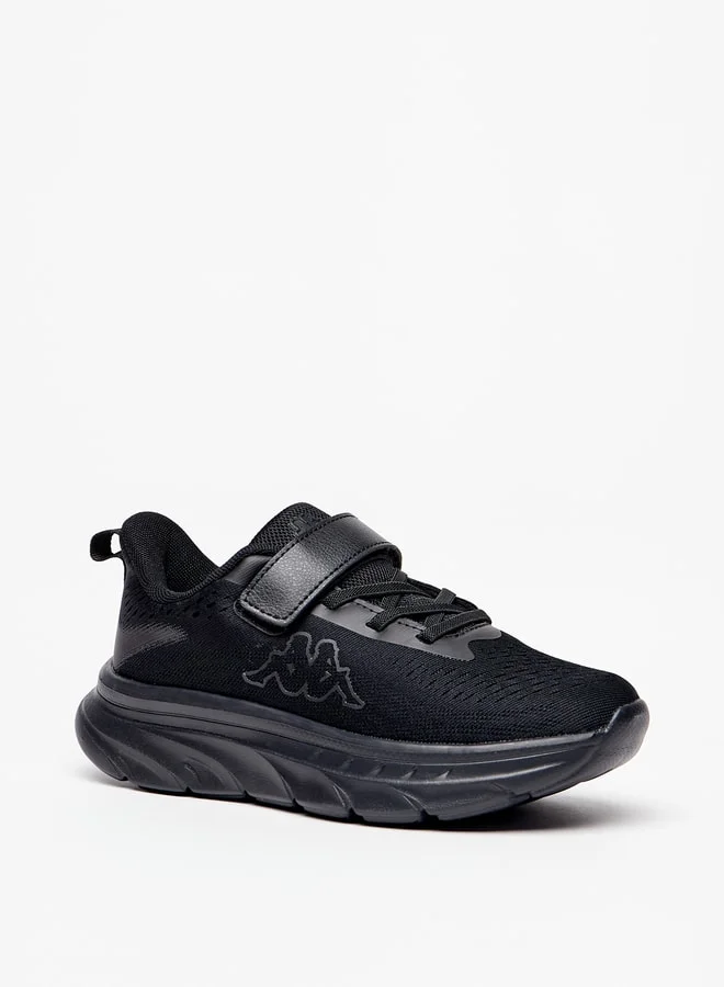 Kappa Boy Textured Sports Shoes With Hook And Loop Closure