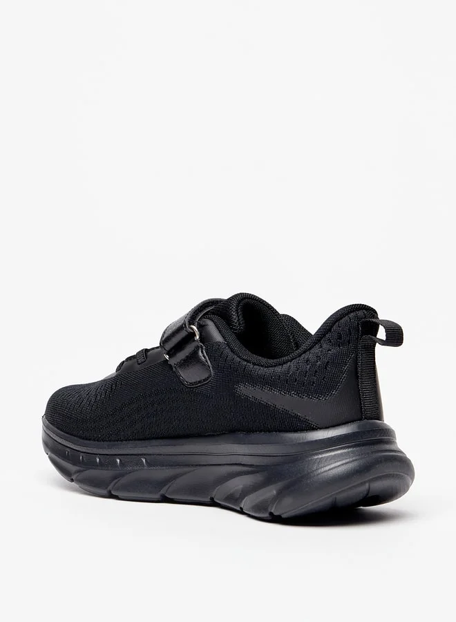 Kappa Boy Textured Sports Shoes With Hook And Loop Closure
