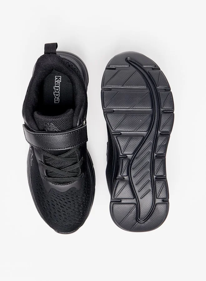 Kappa Boy Textured Sports Shoes With Hook And Loop Closure