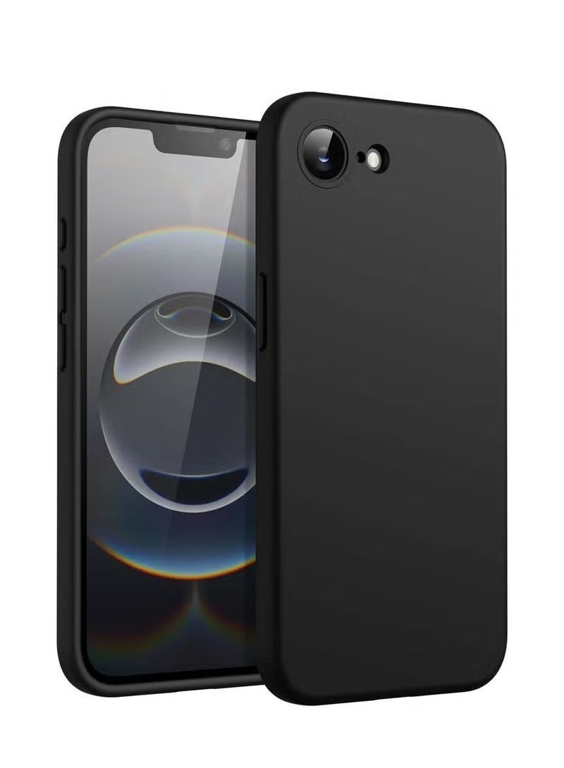 TIGER Apple iPhone 16e 5G 2025 Premium Soft Liquid Silicone Case Cover – Shockproof, Anti-Scratch, Full Protection, Slim & Lightweight, Soft Touch, Black - Image 3