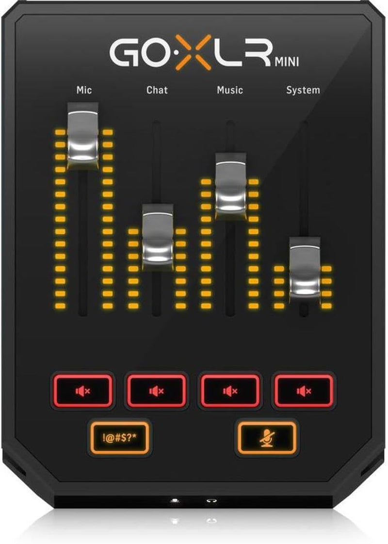 مازج البث الصغير Tc-Helicon GoXLr Mini USB مع واجهة USB/صوت - Image 5