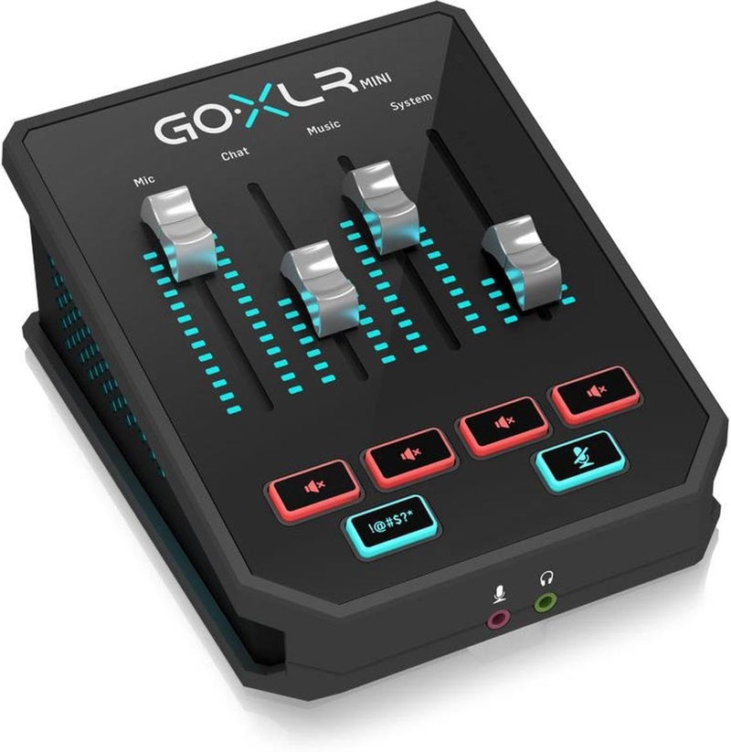 مازج البث الصغير Tc-Helicon GoXLr Mini USB مع واجهة USB/صوت - Image 1