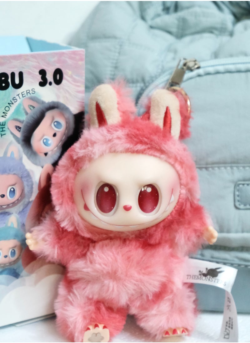 LABUBU Labubu Pop Mart Plush Keychain – Love Pink Cute Charm for Girls & Collectors  - Image 3
