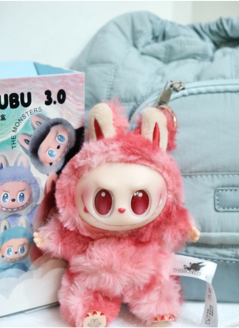 LABUBU Labubu Pop Mart Plush Keychain – Love Pink Cute Charm for Girls & Collectors  - Image 2