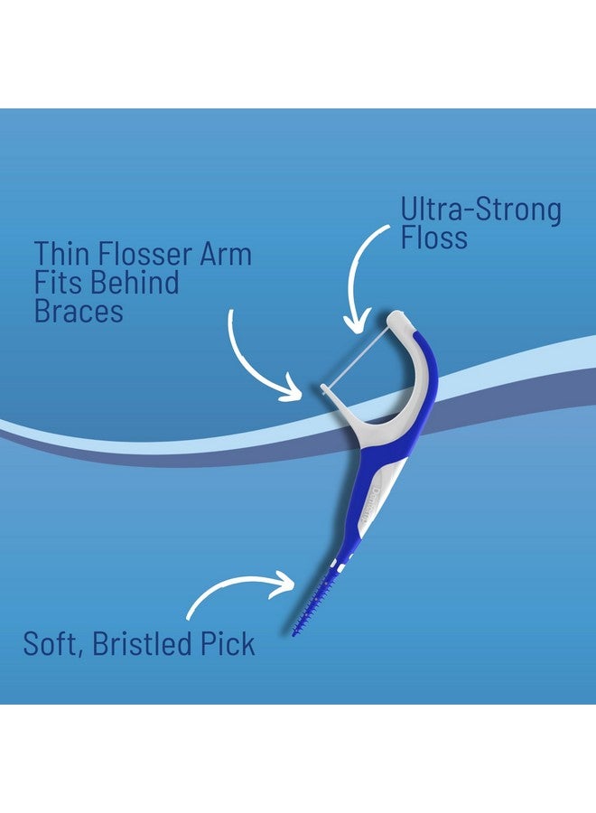 Orvance Braces Flosser - Designed For Braces For An Easy & Effective Clean, Ultra Strong Floss - 40 Count (Pack Of 2) - Image 3
