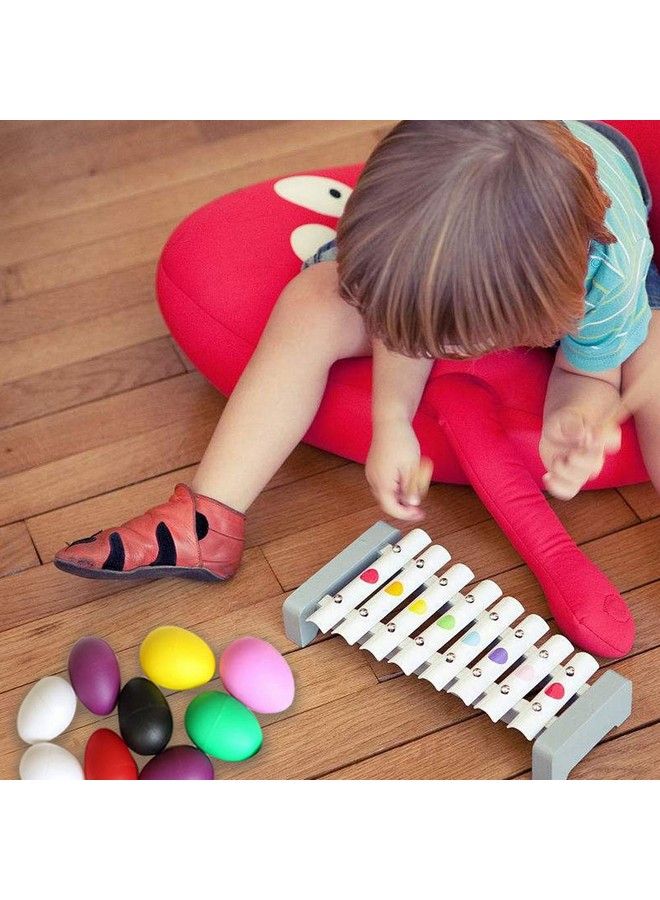 EVNEED 40 Pcs Plastic Egg Shakers Set Percussion Musical Egg Maracas Kids Toys With 8 Colors For Child Toys Music Learning Diy Paintingeaster Eggsegg Shakers Musical Instruments - Image 5