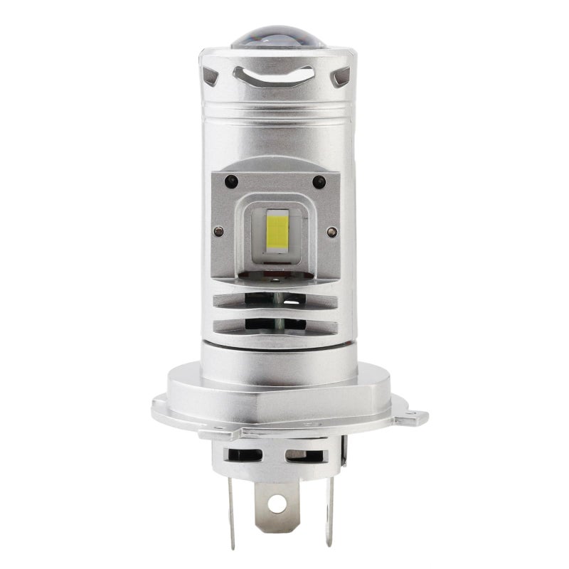 Windance H4 LED Projector Lens 30W 3000LM 6000K White High Low Beam LED Bulbs Super Bright Headlight Bulb for Motorcycles ATVs UTVs Scooters Cars 1032V 1