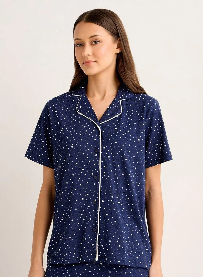 سبلاش فيڤ Pyjama Set Button-Down Shirt and Pants