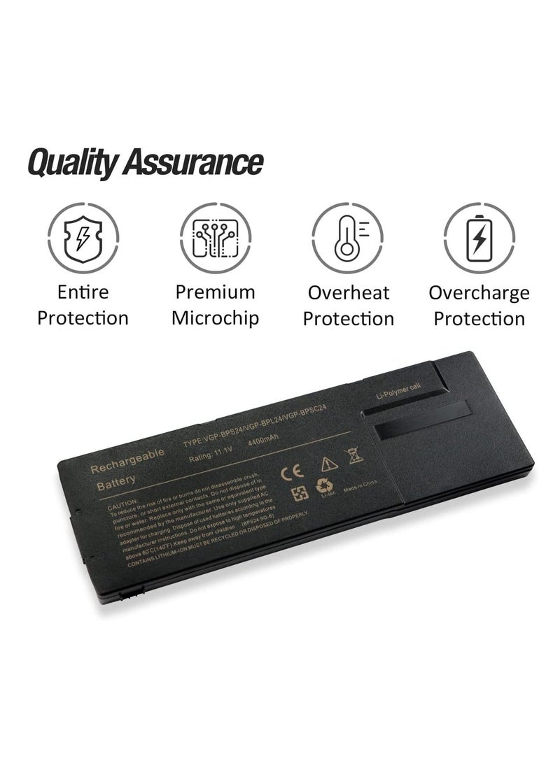 Terabyte 11.1 فولت 4400 مللي أمبير VGP-BPS24 BPS24 VGP-BPL24 BPL24 VGP-BPSC24 BPSC24 VPCSB VPCS - Image 3