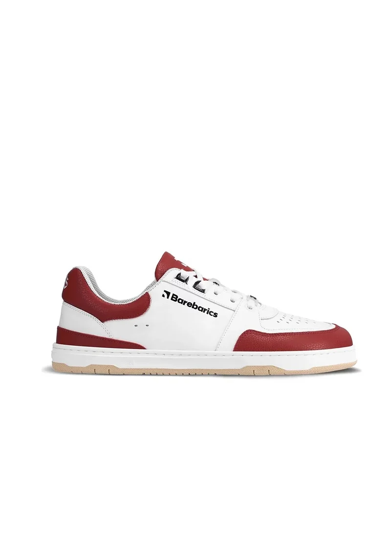 Barebarics Wave - White & Crimson Red