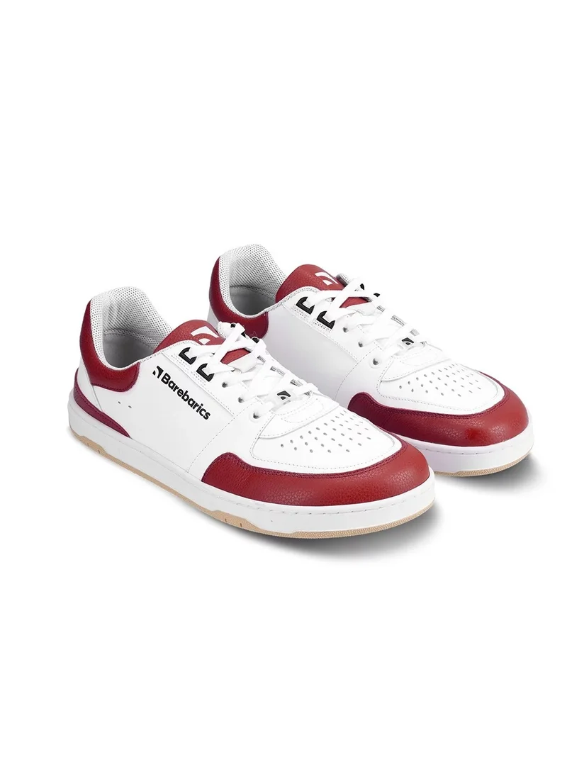 Barebarics Wave - White & Crimson Red