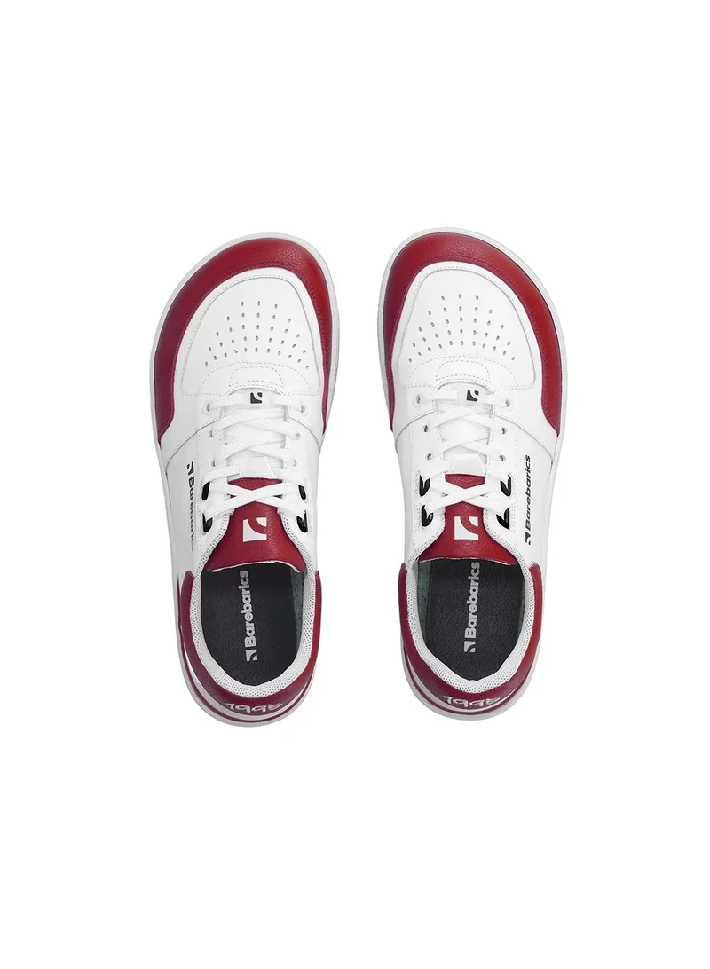 Barebarics Wave - White & Crimson Red