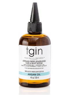 Tgin Argan Replenishing and Hair Body Serum for Natural Hair 120 ML  - Image 2