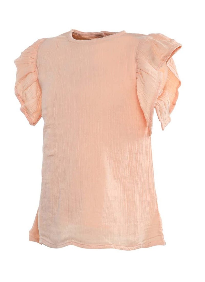 Bunai Bunai Root Collection Peach-colored Top TP09003  - Image 2