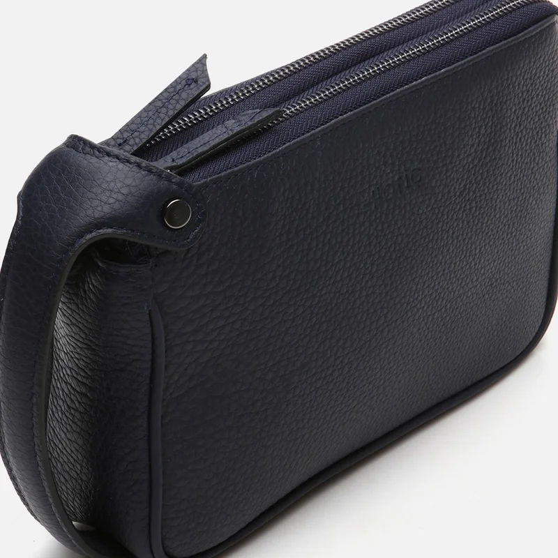 Hotiç 04CAH290420A680 GENUINE Leather Navy Blue Men's Bag