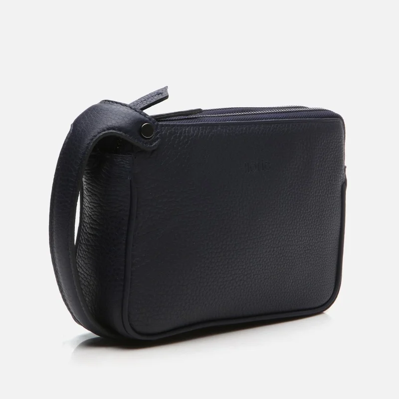 Hotiç 04CAH290420A680 GENUINE Leather Navy Blue Men's Bag
