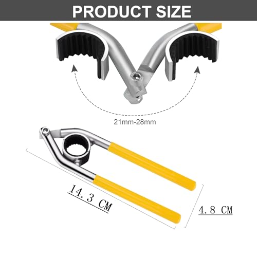 Jubobu Faucet Wrench,Universal Faucet Wrench & Tap Opener,Faucet Aerator Wrench,Full-body Metal,Multi-function Faucet Maintenance Wrench - Image 4