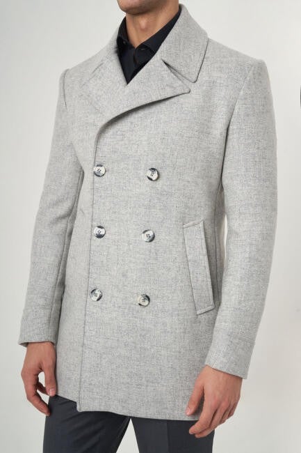 Bisse Men's Coat GRAY PKB22K22200_D55  - Image 4