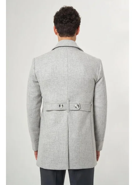 Bisse Men's Coat GRAY PKB22K22200_D55