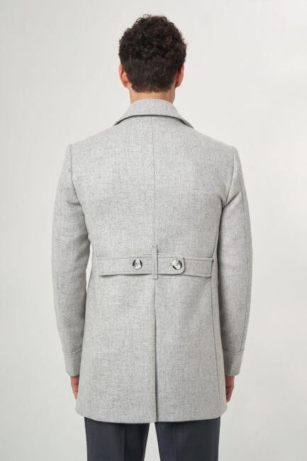 Bisse Men's Coat GRAY PKB22K22200_D55  - Image 2