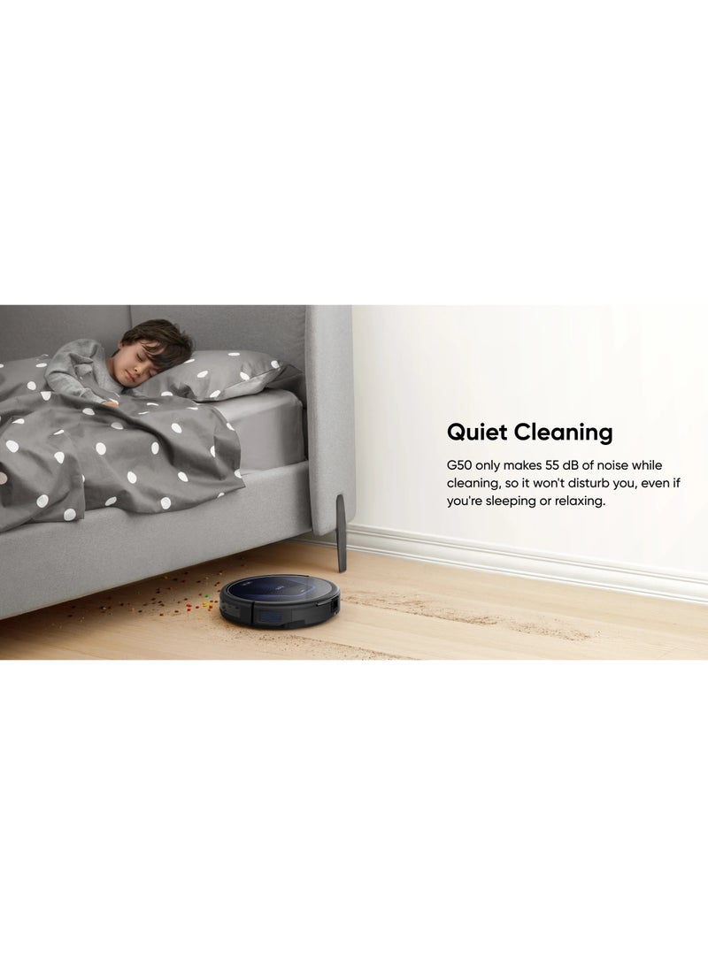 G50 Hybrid Robot Vacuum with Mop, 4,000 Pa Strong Suction, Dynamic Navigation, Roller Brush, Ideal for Pet Hair, Hard Floor Only - Image 3