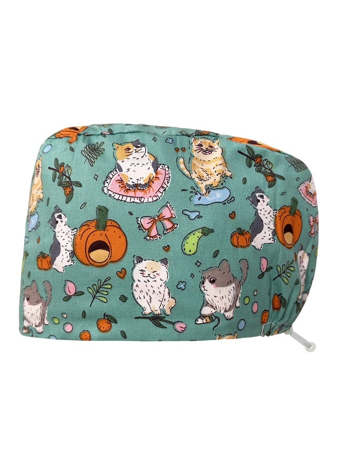 NIBEMINENT Unisex Scrub Hats Surgical Hats Printed Medical Nurse Operating Room Caps Women Pet Grooming Nursing Hats Sanitary Cap