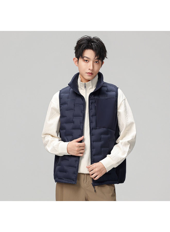 Lightweight Down Vest Unisex Autumn Winter Fashion 90% Down Sleeveless Waistcoat Jacket Group Purchase - Image 1