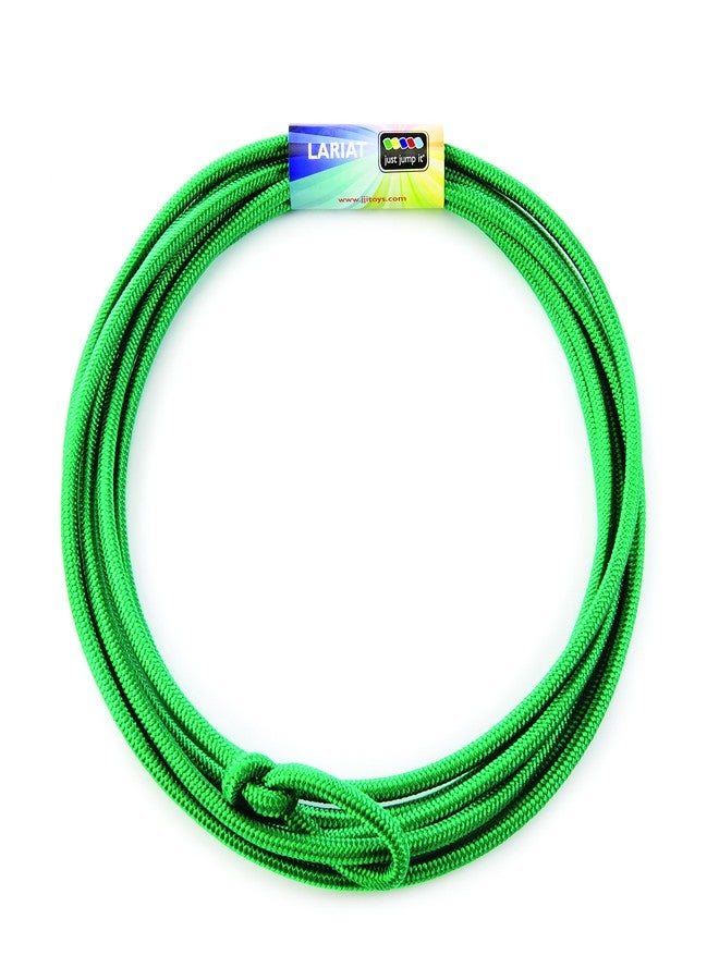 Just Jump It Lil Lariat - Pre-Tied Junior Lasso 20' - Green - Image 1