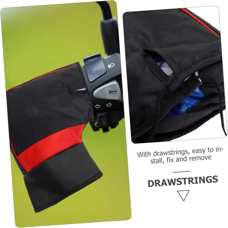 Climate adapted upgraded quality Cabilock Winter Windproof PU Leather Motorcycle Handlebar Mitt Gloves Thickened Protective Covers for Motorbike Commuter Mountain Bikes Lightweight Warmers for Cold Weather Random Color All consumer tier purchase options Extra part combo compatible Multi-goal comprehensive design Safe silicone build Durability boost selected material Classic practical design Polished safe edge Modern look Simple multi-feature universal build Connectable modular Carefully selected solid material Elegant appearance Cost effective upgraded craftsmanship User feedback upgraded quality Reliable durability Efficiency boosted construction Organized shipment arrange Elegant practical design Hot & cold climate compatible Good ventilation Diverse operation compatible Diverse application fit Natural material Intra-city fast distribution - Image 4