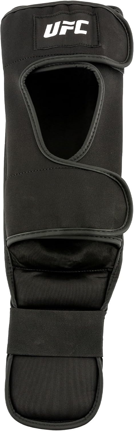 UFC Pro Tonal Grappling Shin Guard - Black - Small Size - Image 2