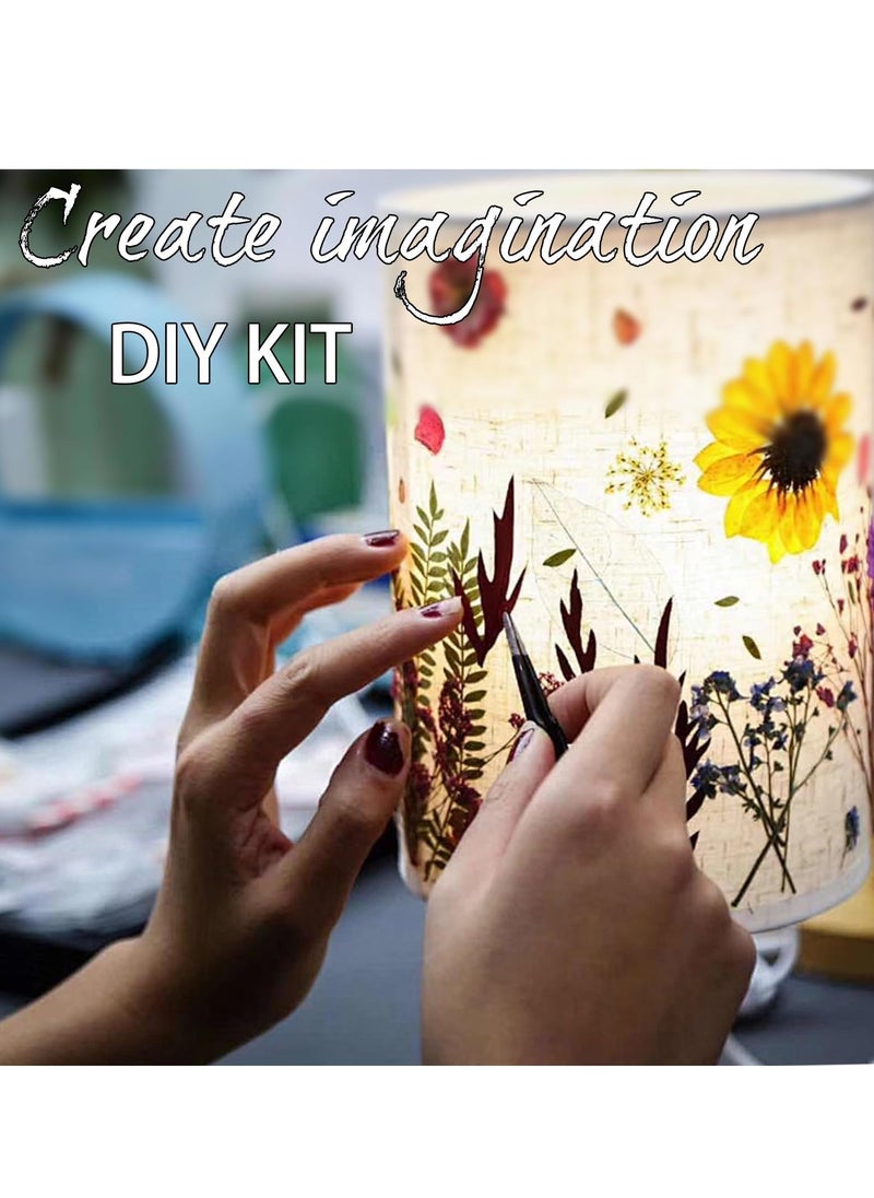 Large Dried Pressed erfly Sticker Flower for Resin, Big Real Nature Pressing Floral Leaves, Real Mixed Color Pressed Flowers for DIY Craft, Mold, Jewelry Making, Candle Scrapbooking Supplies - Image 5