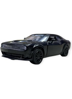 Generic Metal Car Model DODGE Two Doors Open Small Toys Decorations For (black)1:36  - Image 1