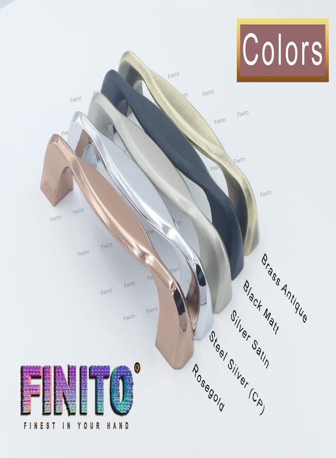 FINITO مجموعة FINITO من 6 قطع، مقابض مطلية بالذهب الوردي مقاس 7 بوصات للأدراج والخزائن والأبواب - FH1298R6 - (استكشف المجموعة) - Image 3