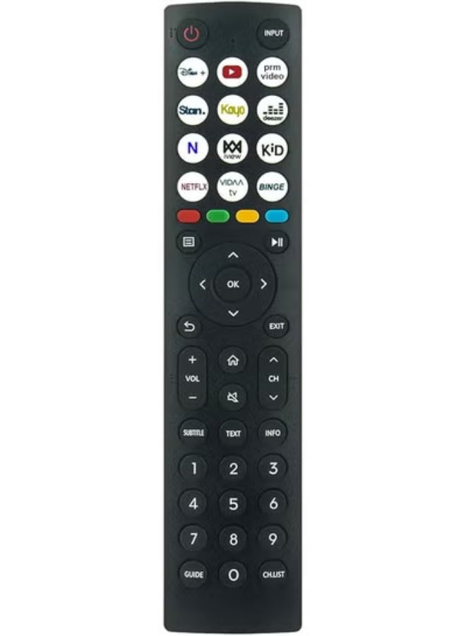 ELTRAZONE EN2U36 Replacement Remote Control Compatible with 32" and 40" Smart TV Models 32A4KAU and 40A4KAU – Reliable Infrared Remote with Easy Plug-and-Play Setup, Ergonomic Design, and Durable Build for Seamless TV Operation - Image 3