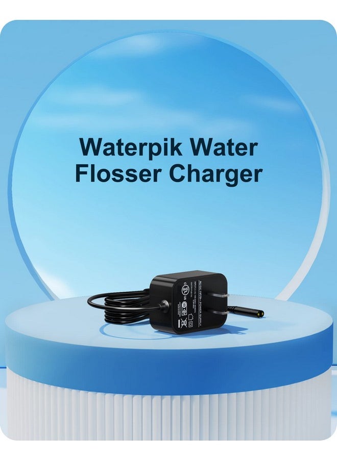 VHBW - Hbw For Waterpik Replacement Charger Compatible With Waterpik Wp360 Wp360W Wp462 Wp462W Wp450 Wp450W Water Flosser Power Cord - Image 1