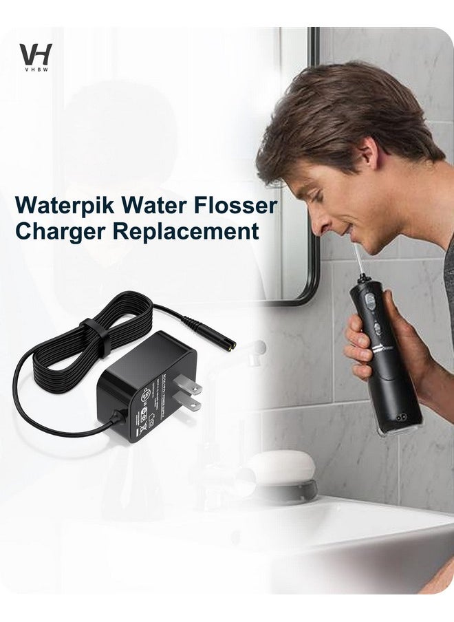 VHBW - Hbw For Waterpik Replacement Charger Compatible With Waterpik Wp360 Wp360W Wp462 Wp462W Wp450 Wp450W Water Flosser Power Cord - Image 1