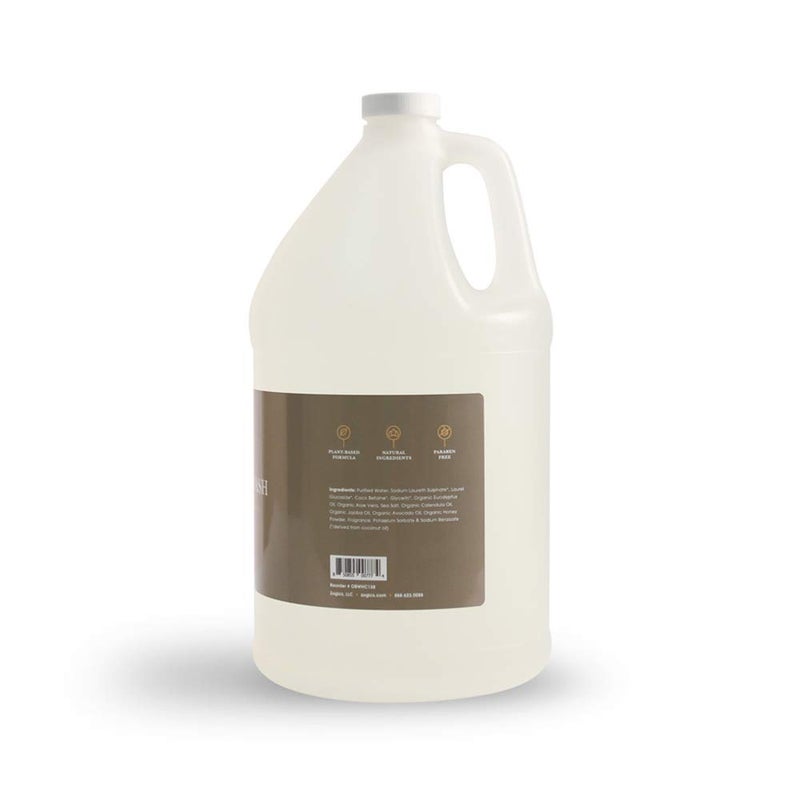 Zogics Organics Body Wash Moisturizing Body Wash for Men and Women PlantBased Formula Made with Essential Oils Great as Body Wash Refill in Facilities Honey Coconut Scent 1 Gallon - Image 4