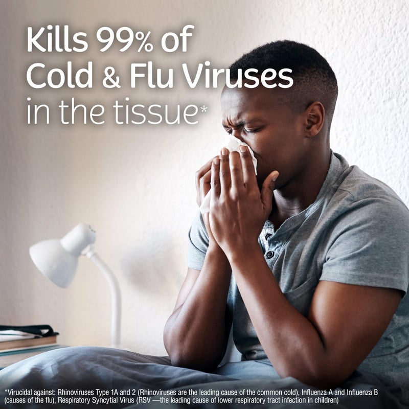 Kleenex Anti-Viral Facial Tissues, Classroom or Office Tissue, 18 Cube Boxes, 55 Tissues per Box, 3-Ply (990 Total Tissues) - Image 3