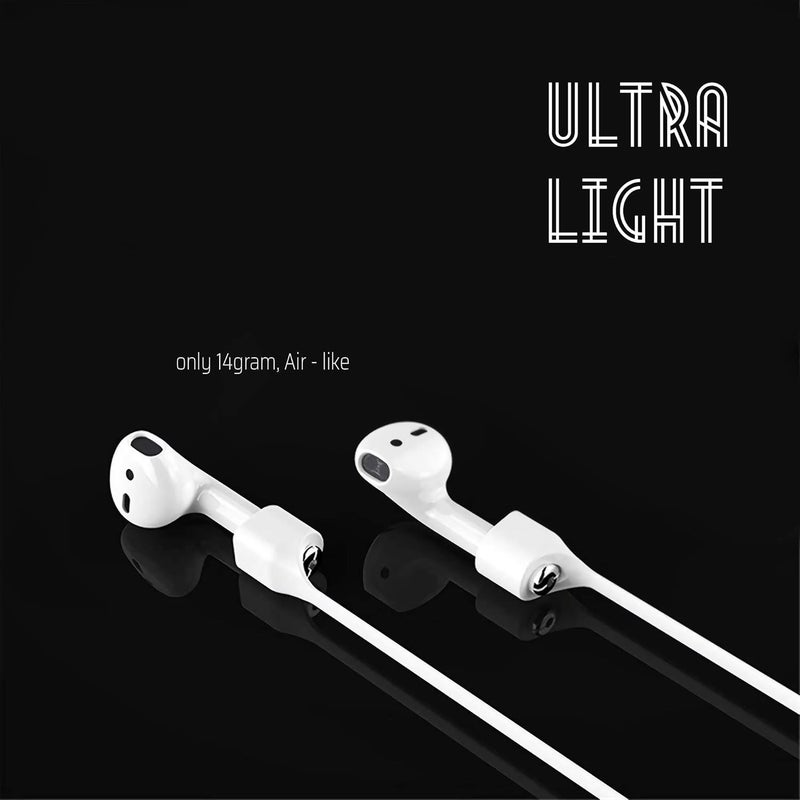 cobcobb Ultra Strong Magnetic Airpod Pro Strap Anti-Lost Cord Sports Lanyard Compatible with Airpods 3rd 2nd Generation Pro 3 2 1 (3 White) - Image 5