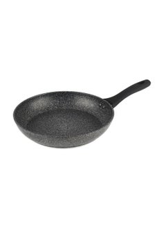 SALTER MEGASTONE 28CM FRYPAN: Ideal for Everyday Cooking, Perfect for Family Meals  and Metal Utensil Safe, Silver