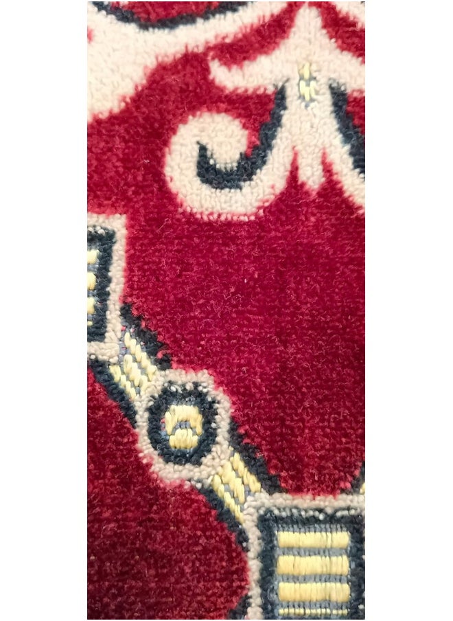 ALSAQER Alsaqer Turkey Premium Quality Majlis Mat | Majlis Carpet ( 2x3 MTR ) | Soft, Shine, Desert Mat, Camping Mat, Picnic Mat, Camping Rug, Travel Mat, Rug for Living Room, Office - Assorted Design  - Image 5