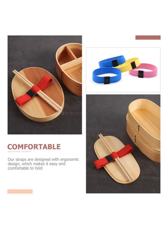 Cabilock - Bento Wrap Bands 5Pcs Bento Box Elastic Belt Lunch Container Sealing Straps Double Layer Bento Box Fixing Straps Lunchbox Elastic Straps - Image 1